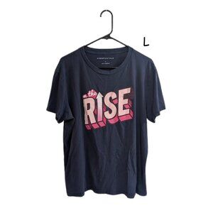 🖤 Aeropostale “On the Rise” Graphic Tee – Size L